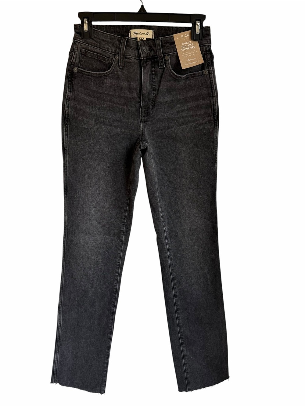 NEW Madewell Curvy Mid Rise Stovepipe Size 24